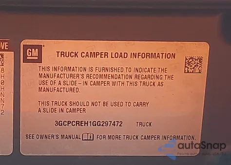 2016 Chevrolet Silverado 1500 1Lt from USA, damaged, VIN 3GCPCREH1GG297472